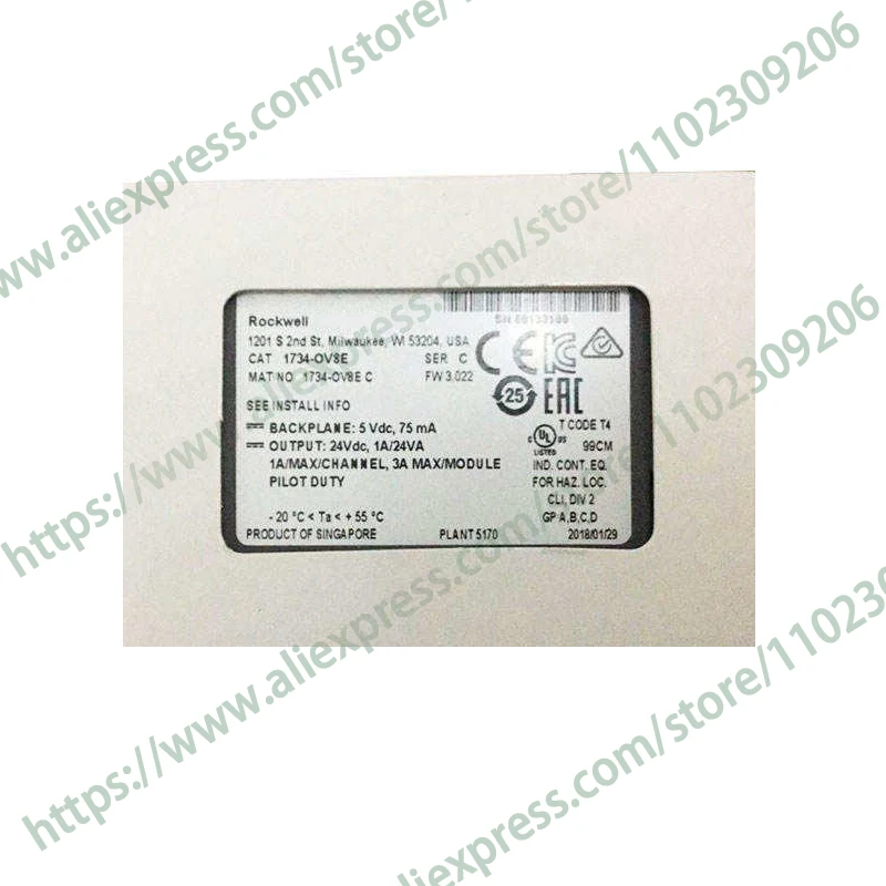 

Новый оригинальный контроллер Plc 1734-OV8E Moudle Быстрая доставка