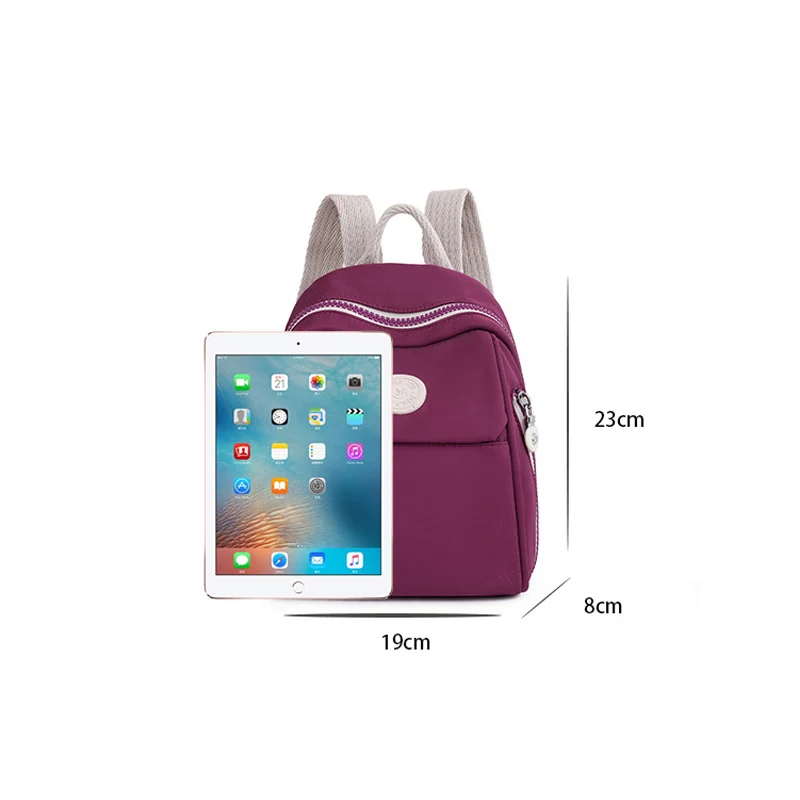 Women Mini Backpacks 2023 New Casual Outdoor Waterproof Nylon Travel Bags College Students School Bags for Teenage Girls 6