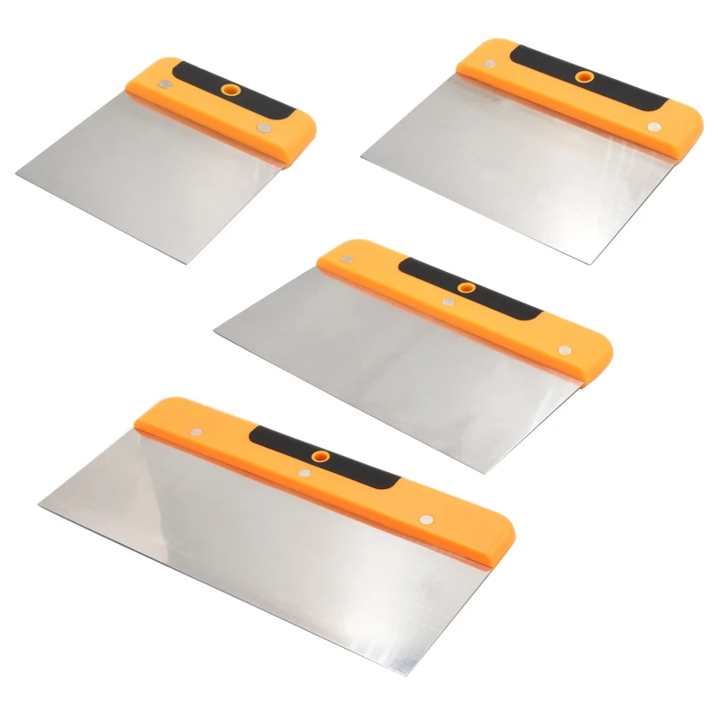 Description Picture 3 of item4/6/8/10Inch Stainless Steel Putty Knife Paint Tool Putty Scraper Plaster Shovel Filling Spatula Wallpaper Scraper Wall Decor