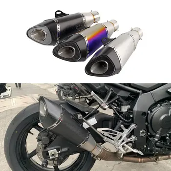 36-51mm or 61mm universal motorcycle R11 exhaust for MT10 Katana 1000 gsx-s1000gt DUKE 690 Z900 ZX-10R GSX-S750 muffler
