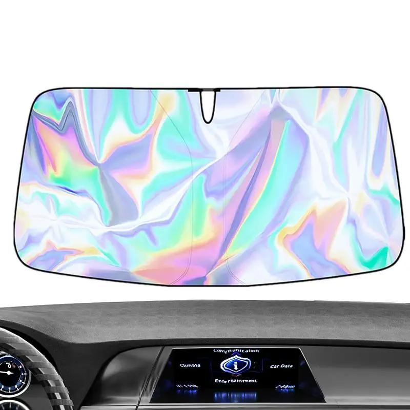 

Windshield Sun Shade Block Sun Heat Visor Protection Cool Reflective Sun Blocker Automotive Window Sunshades Uv & Heat