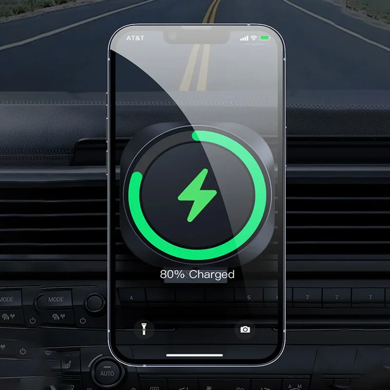 30 واط شواحن لاسلكية مغناطيسية سيارة تنفيس الهواء...