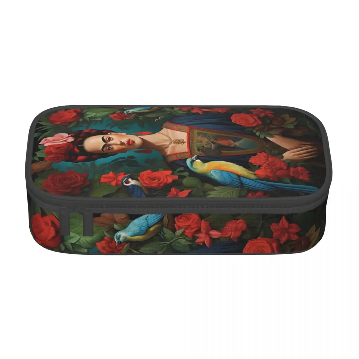 Fridas Kahlos Merch 연필 케이스 대용량 사무용품 펜 케이스 놀라운 선물