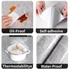 Kitchen Oil-proof Self Adhesive Stickers Stove Anti-fouling High-temperature Wallpaper Cabinet Film Contact Paper Marble Decor 2