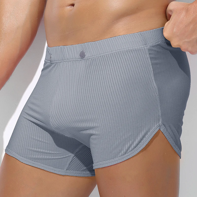 Men's Swimming Trunks Mesh Breathable Arrow Pants Comfortable Sports Wear Shorts