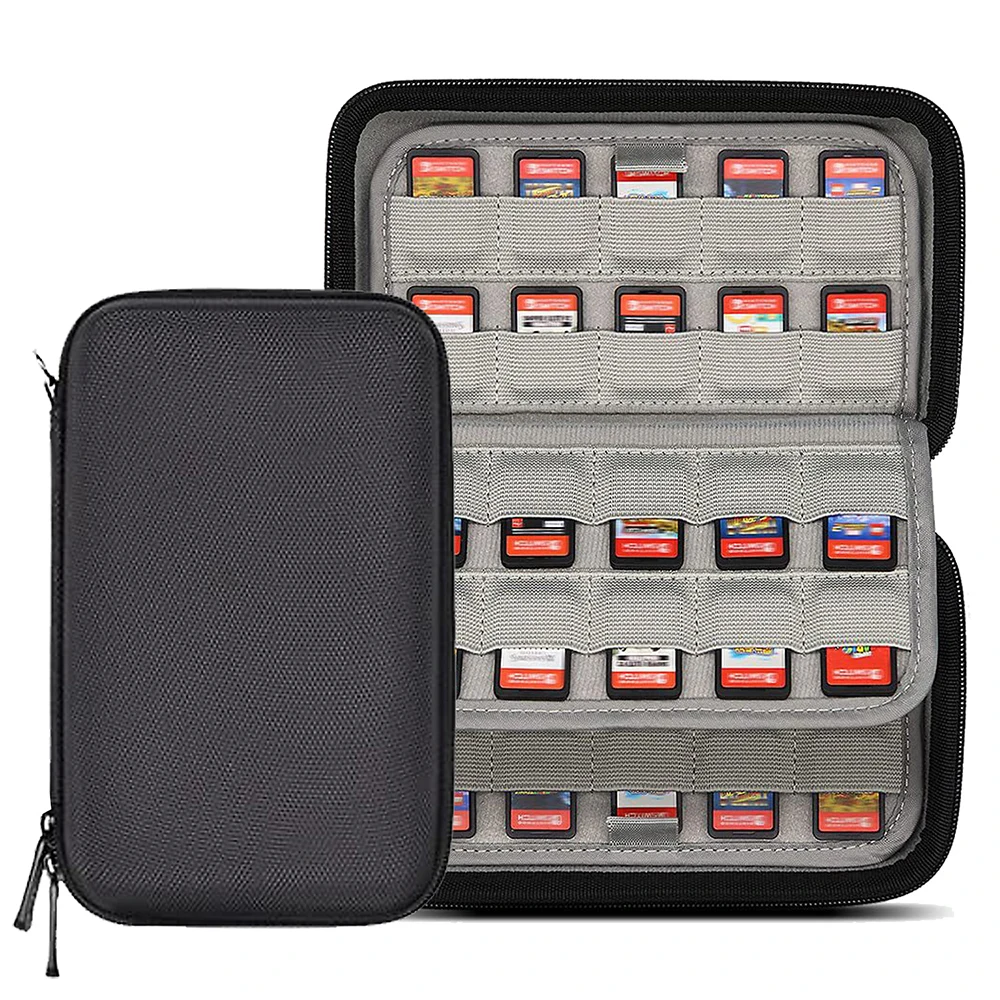 

Portable NS Switch Lite Mini 80 Game Card Holder Storage Bag Box Carrying Case Compatible Nintendo Switch & OLED Accessories