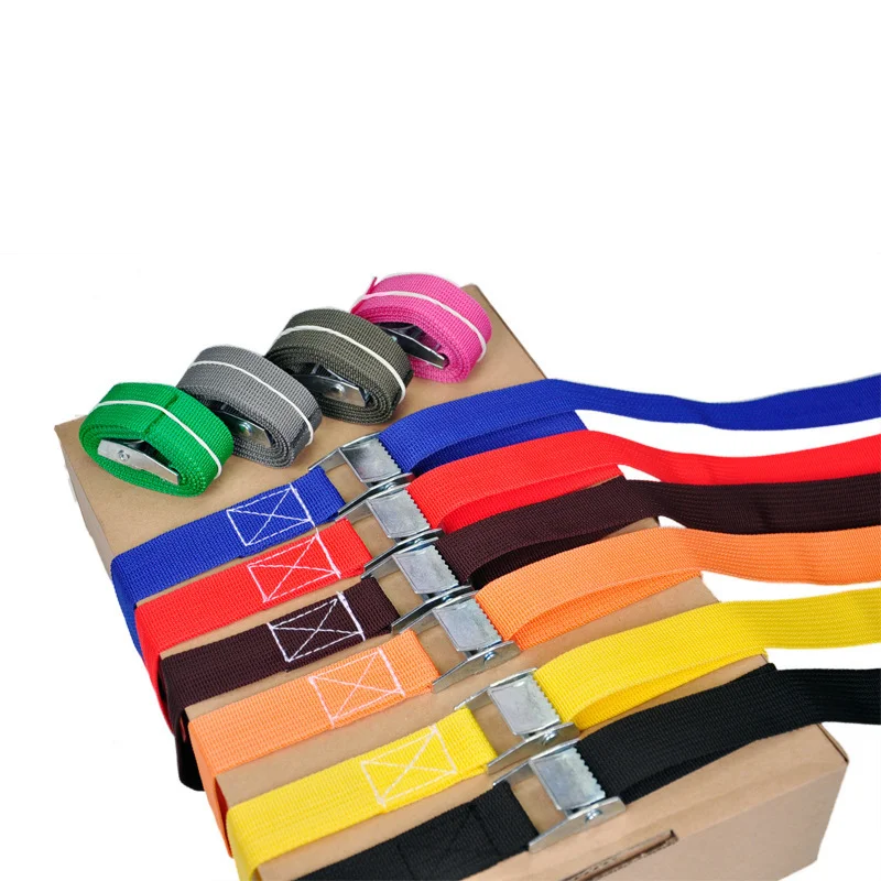 1pc 2cmx40cm Car Luggage Bag Cargo Lashing Strap Car Tension Rope Tie Down Strap Strong Ratchet Belt For Heavy-duty Luggage lashing strap