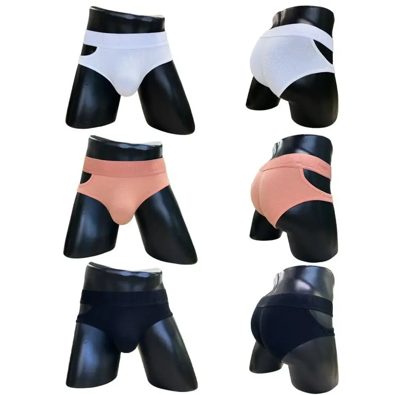 Cotton Sexy Underwear Men Briefs Male Mini Panties Penis Pouch String Low Waist Bikini Hombre Sissy Lingerie Erotic Underpants