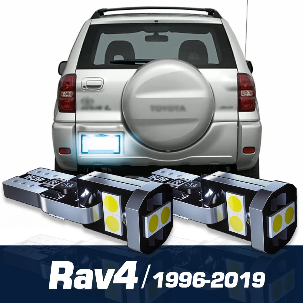 2pcs LED License Plate Light Canbus Accessories For Toyota Rav4 1994