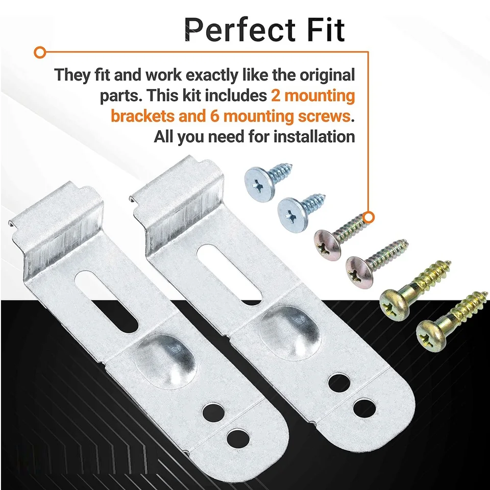 2 Pack Dishwasher Mounting Bracket 170664, Compatible With Bosch