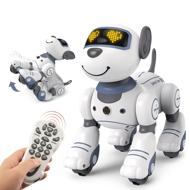 40JC Smart Remote Control Robot Dog Wireless RC Puppy Interactive Smart Toy Following Push-ups Sitting Squatting Singing 1