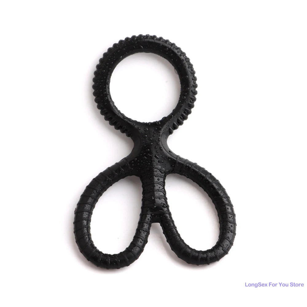 Penis Ring for men Delay Ejaculation Reusable Silicone Cock Ring Penis Enlargement Sexy Slave Stretchy Sex Toys silicone penis ring penis ring silicone penis rings