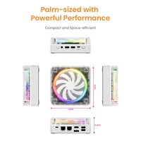 Genmachine R7 7735U Mini PC Windows 11 Ryzen WiFi 6 Gaming PC 8C 16T CPU DDR5 4800MHz Display Diy Gaming Computer Ordenador 2