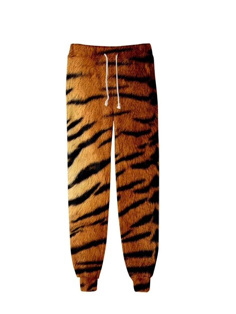 남성용 동물 호랑이 스웻팬츠 카모 Y2k 바지, 3D 프린트 스트리트웨어, 조거 후드, 캐주얼 야외 조깅 바지, 신제품 