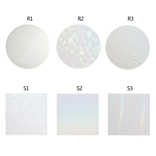 4 Pcs Holographic Resin Mold Silicone Molds For Epoxy Resin For Diy Resin,  Cups Mats, Home Decoration (multiple Style)