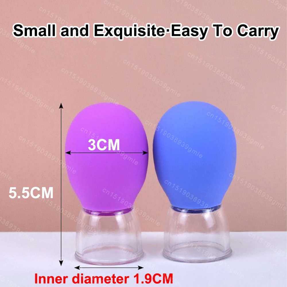 Facial Cupping Machine Vacuum Natural Silicone Massage Cup Body Facial Care Neck Eye Scraping Massager Anti-aging Tool Skin Care