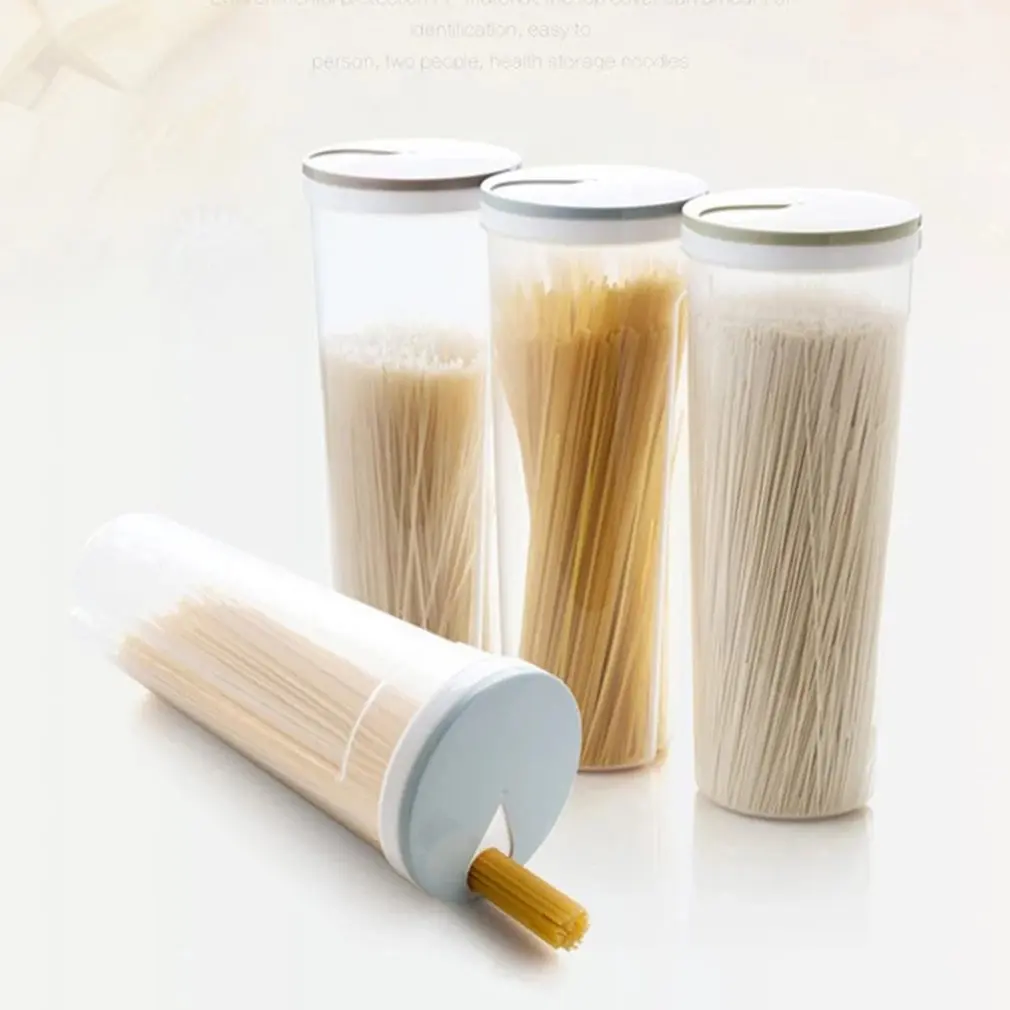 

Прозрачная пластиковая коробка для хранения, контейнер для лапши-спагетти, контейнер для хранения, прозрачные кухонные контейнеры, органайзеры