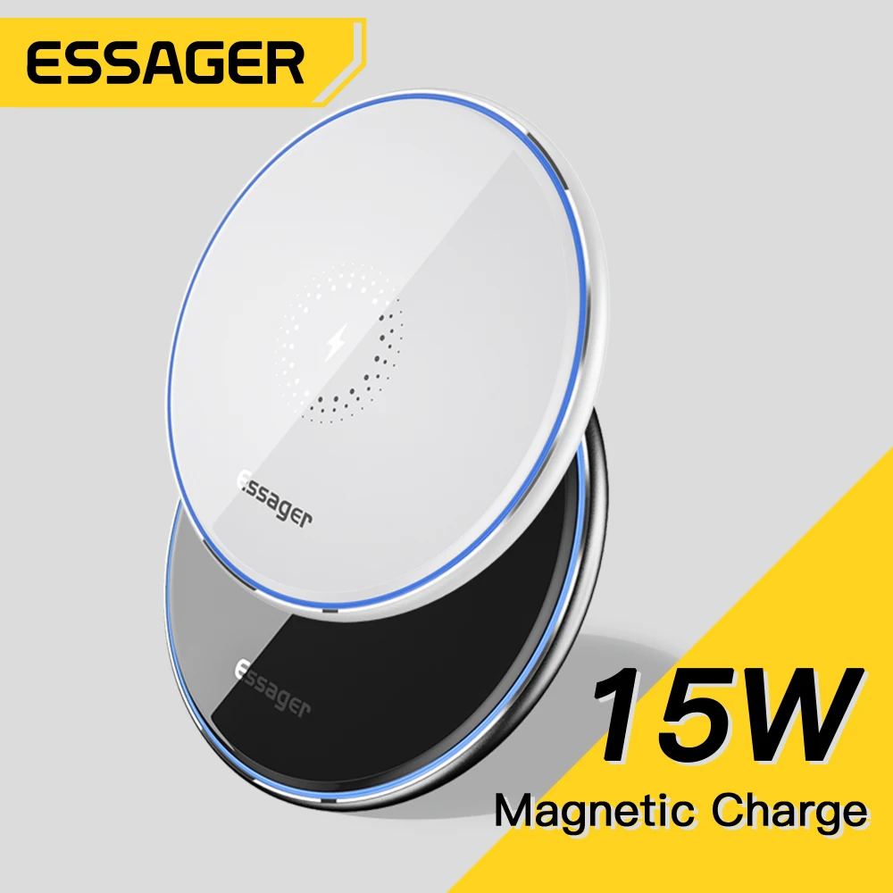 Essager Charger 15W Qi Wireless Charger For iPhone 14 Pro Max