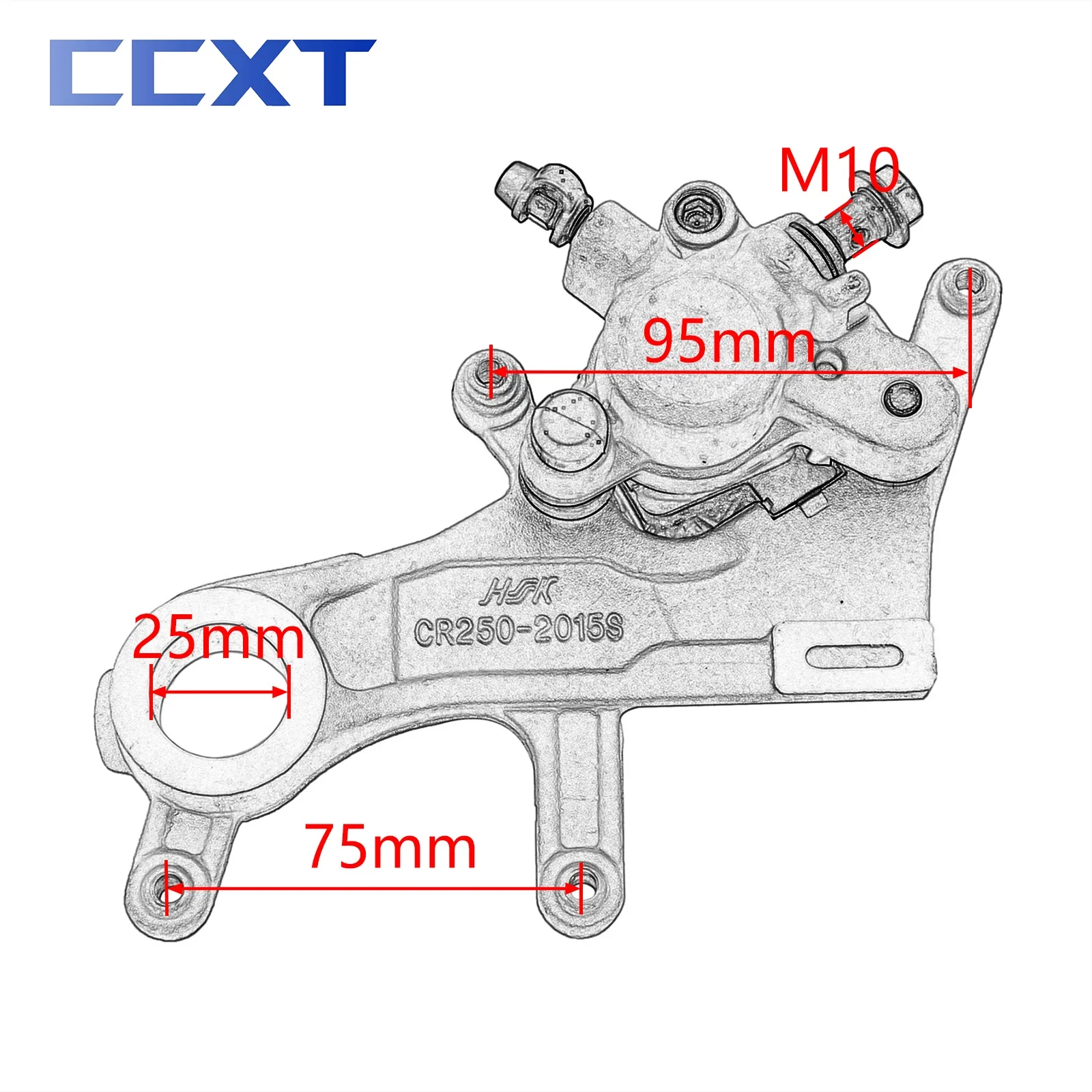 Motorcycle Rear Brake Pump Assembly Hydraulic Caliper Oil Hose For Honda CRF250RX CRF450RX CRF250X CRF450X CRF250R CRF450R Kayo