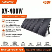 Panneau solaire pliable Solar Play 400W, chargeur solaire mono haute efficacité pour station d'alimentation, camping-car, camping 1