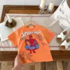 Boys Clothes Cartoon Pattern Printed Children T-shirt Summer Clothes Fashion Popular Short Sleeve Tops Kids Tees Boy's T Shirt 4