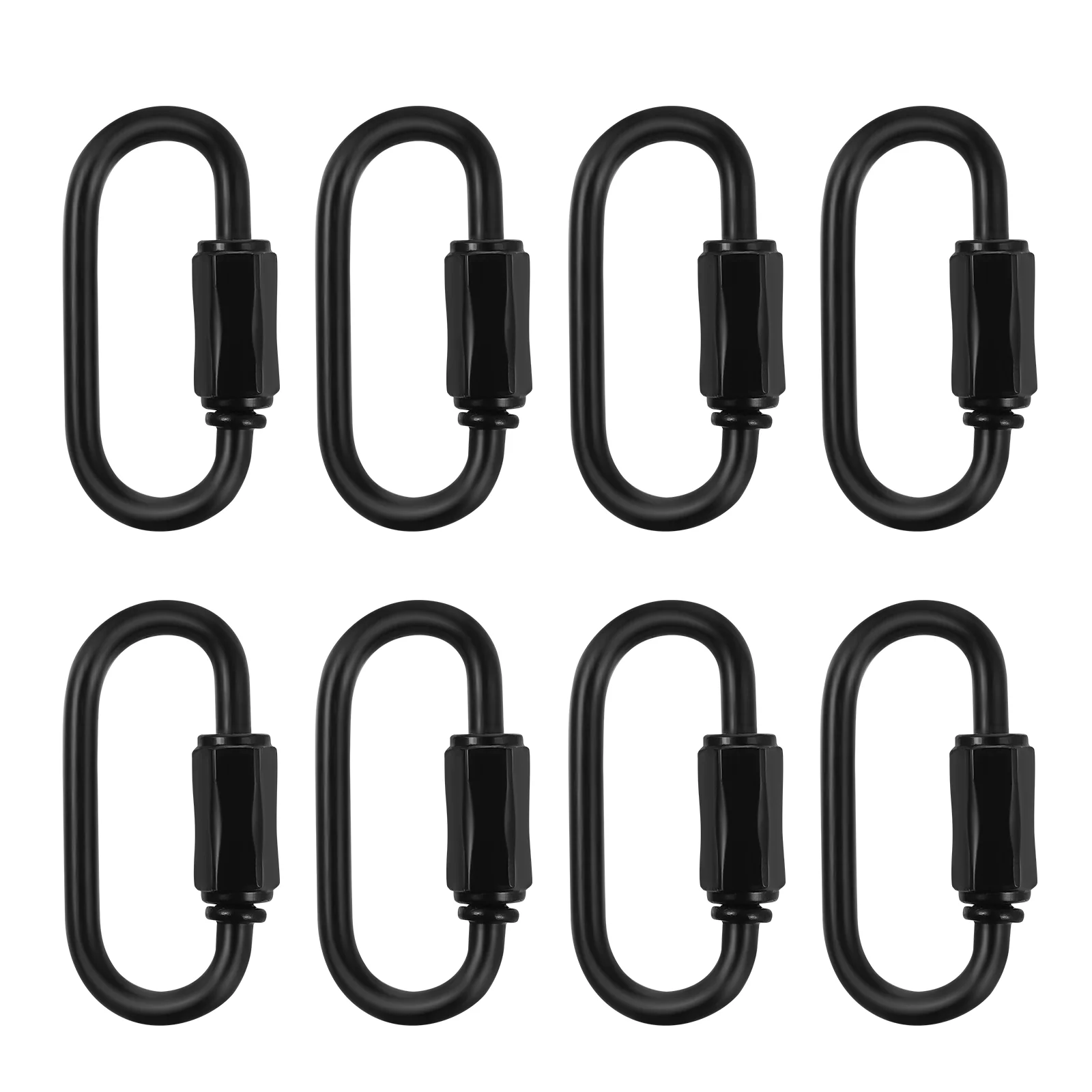 Hook Stainless Steel Carabiner Steel Clips Keychain Heavy Duty Quick Link For Hiking Travel Climbing Carabiners Heavy