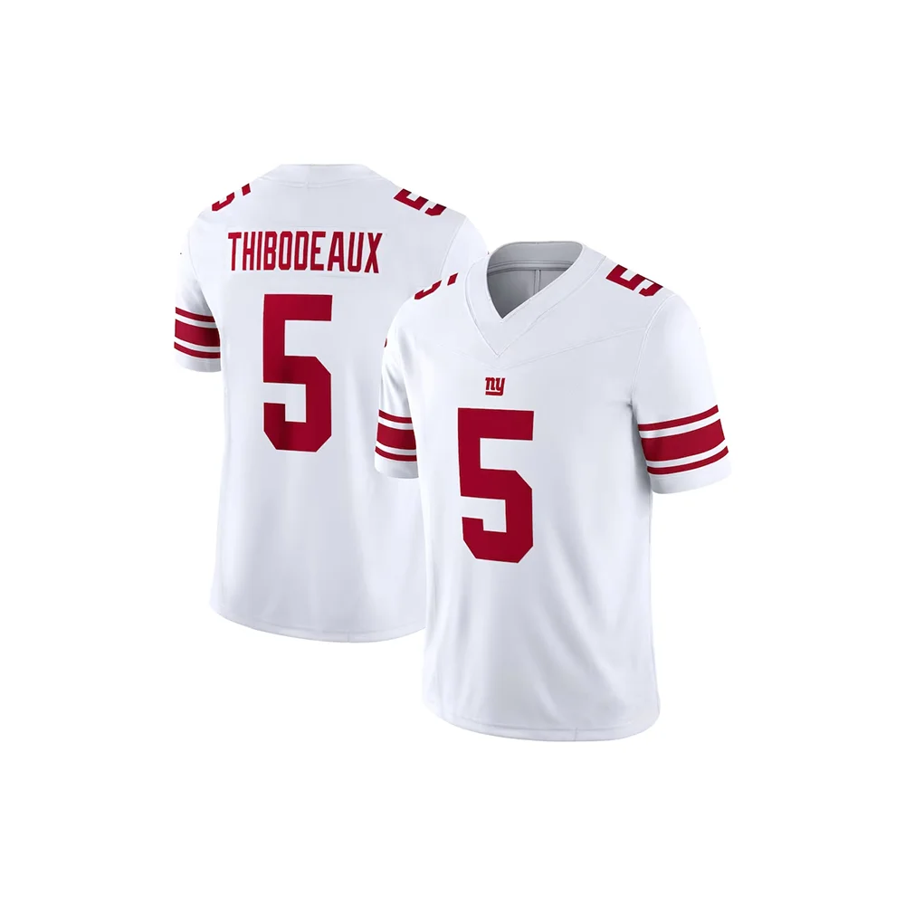 24-25 Adult New York American Football Jersey Rugby Jersey Sportswear Training T-shirt Giants Nabers 1 Number