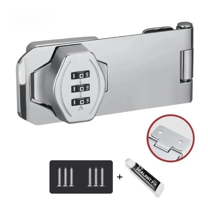 3 Digit Household Security Cabinet Password Locks Keyless Drawer Combination Coded Door Cabinet Home Hardware Zinc Alloy