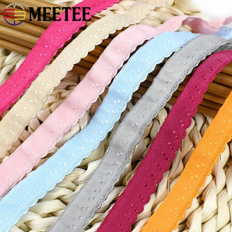 Colored Nylon Elastic Bands for Sewing and DIY Accessories – 11mm Width, 10/20/40 Meters