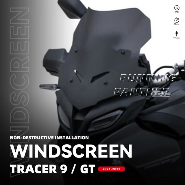 유니크한 Tracer 9 윈드 스크린 윈드 실드 YAMAHA Tracer9 TRACER 9 GT 2021 2022 – TRACER 900 윈드 실드 스크린 프로텍터 부품 상품리뷰