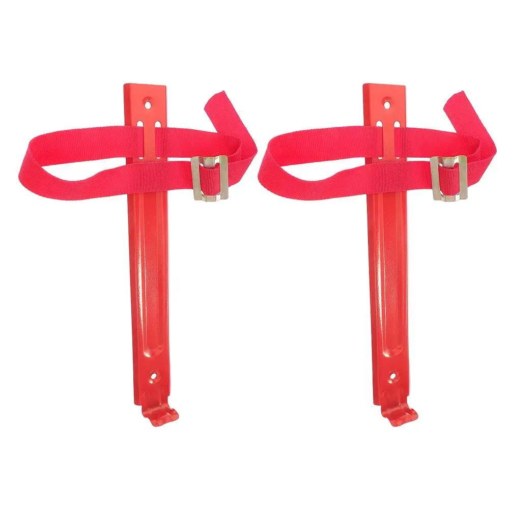 2 Pcs Fire Extinguisher Hook Wall Mount Bracket Car Lanyard Atv Holder Wall-mounted Kit