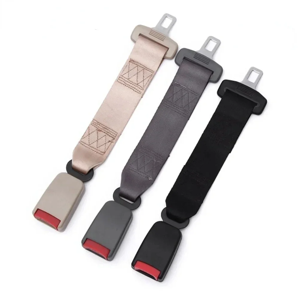 Bayerley Seat Belt Extension Clip 36CM 14'' Steel Car Safety Buckle Pad Cover for Universal Fit Car Safety Belt Buckle Extension