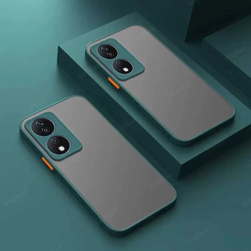Per Honor X7B Custodia Cover Honor X7B Capas Nuova Armatura Paraurti Posteriore Antiurto Opaca Traslucida Per Funda Huawei Honor X7B X7 B Case