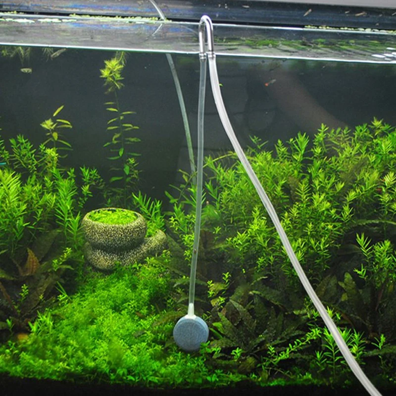 Aquarium CO2 Diffuser Air Pump Stainless Steel U-shaped Tube Curved Connector