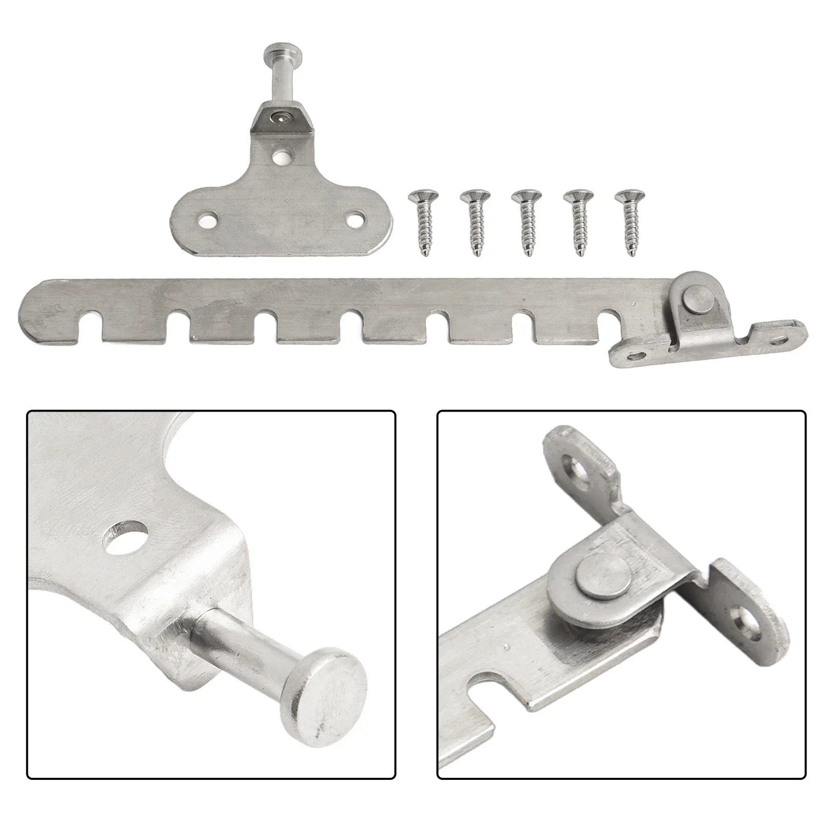 Sash Restrictor Latch Sash Wind Hook Adjustable Safety Locks Wind Brace Blocking Lock Window Restrictor