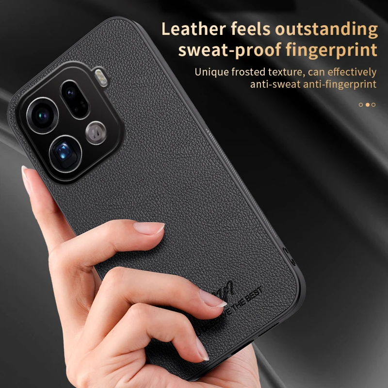 Luxury Built-in Magnet Leather Magnetic Phone Case - Shockproof Cover