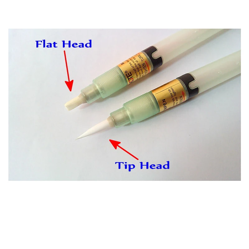 NEW 1Pc BON-102 Flux Paste Solder Paste Brush Tip / Flat Pen Welding Recyclable