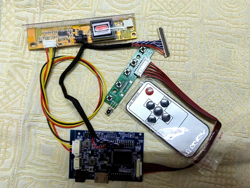 Yqwsyxl Controle Remoto Lcd Placa de Controle Remoto Hdmi Compatível com os Modelos de 15.4 Polegadas 1280×800 Pulseiras Amaramaramarre Lp154wx4 N154i2 Escondi4ew08
