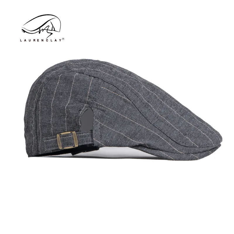 Newsboy Hats for Men Women Cotton Flat Cap Adjustable Breathable Scally Beret Gatsby Cabbie Driving Hunting Caps