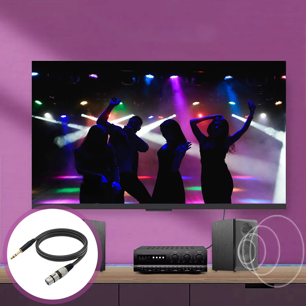 ݵ Ŀ, TRS -XLR  ̺, 6.35mm ׷ , 3  XLR ũ ̺ PVC 뷱, 1/1.8 m, 3 m, 5/10 m, 6.35mm