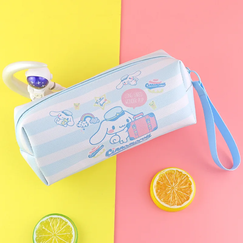 Pencil school supplies Cinnamoroll Kuromi Melody Stationery Bag PU Waterproof Pencils Bag Student Pencil Stationery