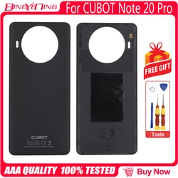 Enhanced Protective Back Case with Camera Glass for Battery Cover Repair - Cubot Note Series (Black Cover)