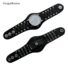 Fashion Brands Leather Strap Skull Quartz Punk Wrist Watch for Men&Women Birthday Christmas Halloween Good Gift 4