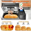 17-in-1 Bread Maker-Dual Heaters, 710W Machine Stainless Steel with Gluten-Free, Dough Maker,Jam,Yogurt 3