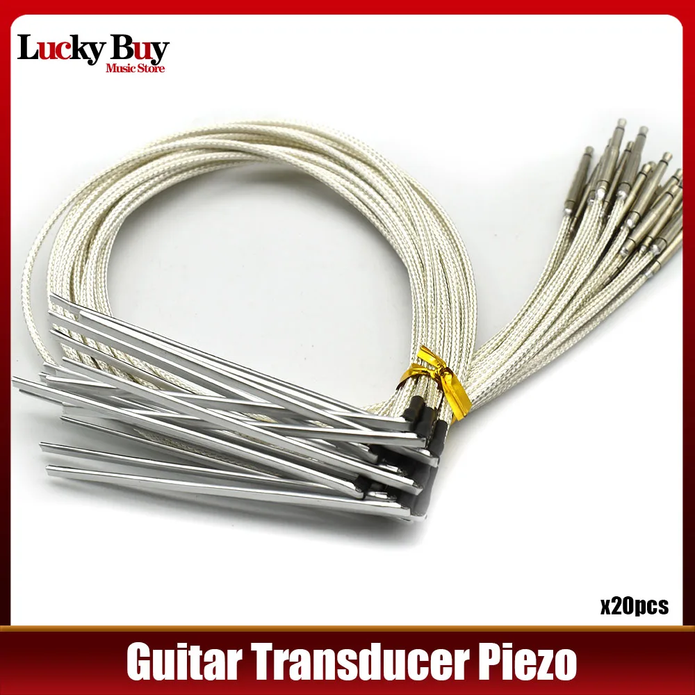 20pcsUltraThin09MMAcousticClassicalGuitarTransducerPiezoUnder