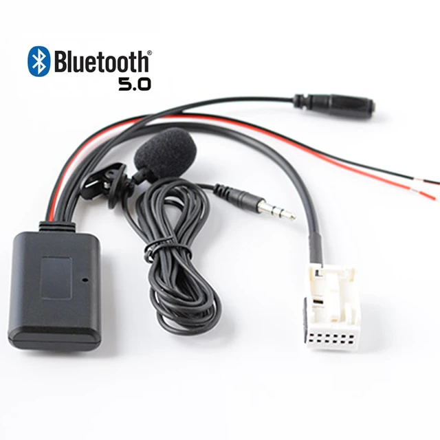 Adaptateur Audio Aux Bluetooth Volkswagen Polo Streaming Rcd 200 Rns 300  Mfd