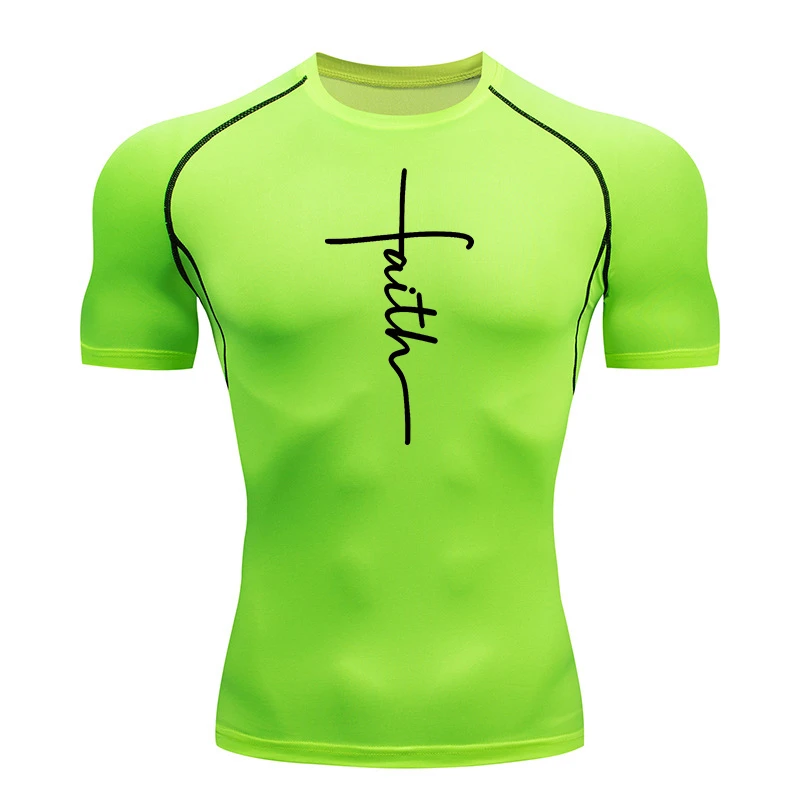 Christian Athletic Quick-Dry Compression Workout Tee