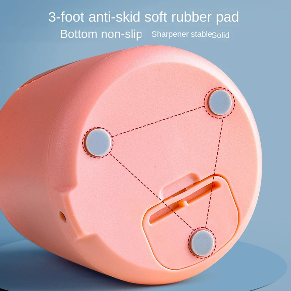 JOLLY ALEX Temperamatite Elettrico Automatico: Ricaricabile USB-C, Per Penne Tonde/esagonali, Scuola/Ufficio - 5