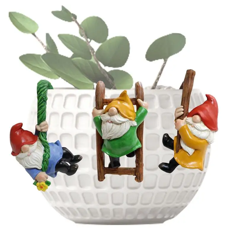 

Resin Gnome Ornament Christmas Statue Decoration Dwarf For Lawn Mini Drunk Gnomes Wooden Resin Desktop Sculpture Figurines