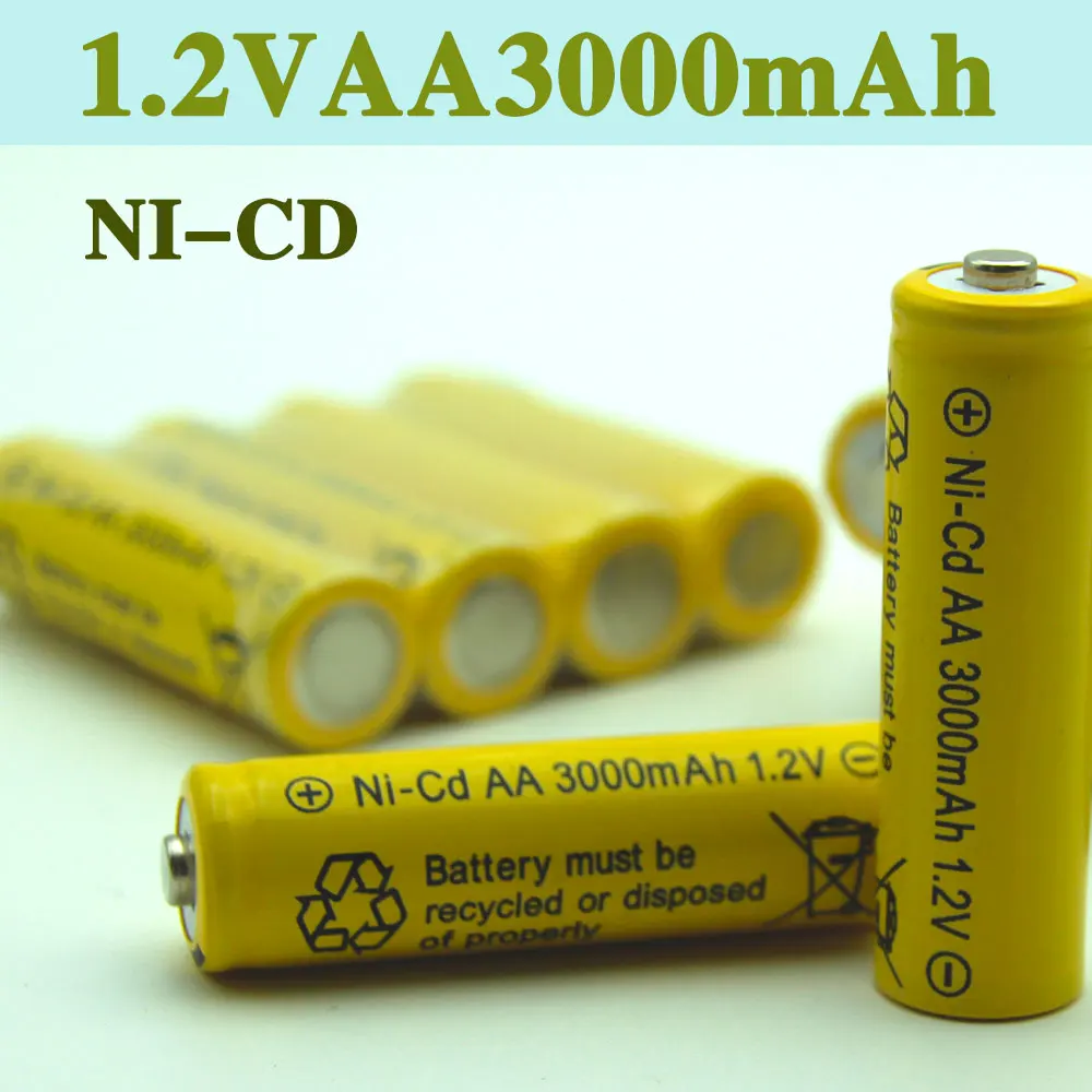 

New High Capacity 1.2V AA Battery 3000mAh Suitable for Toys, Digital Cameras, Game Consoles, Widely Used In Daily Life, Etc